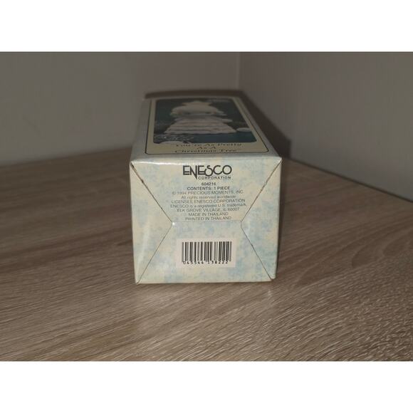 Precious Moments 530425 You’re as Pretty as a Christmas Tree Trumpet Figurine - Picture 2 of 10